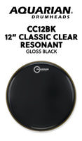 12" Classic Clear Black