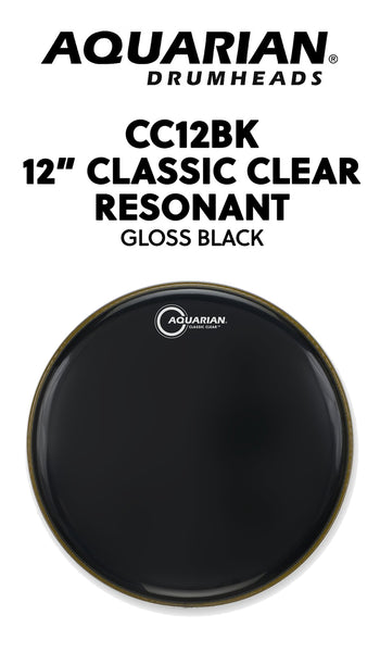 12" Classic Clear Black