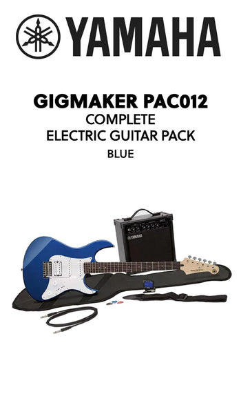 Yamaha Gigmaker Pac012 Electric Guitar Pack (blue)