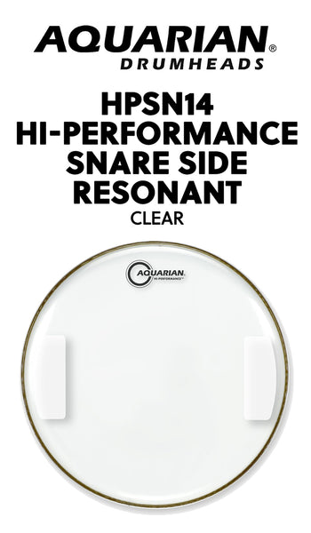 14" Hi-Performance Snare Side Resonant - Clear