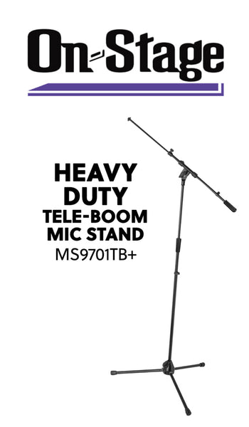 On-Stage Heavy-Duty Boom Mic Stand