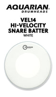 14" High Velocity Snare Head - White