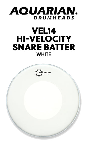 14" High Velocity Snare Head - White